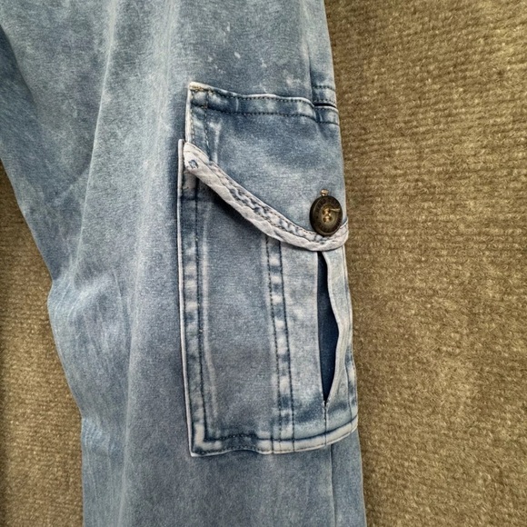 Hard Tail Forever 6 Pocket Cargo Bootleg Flare Pants size L - Picture 7 of 15